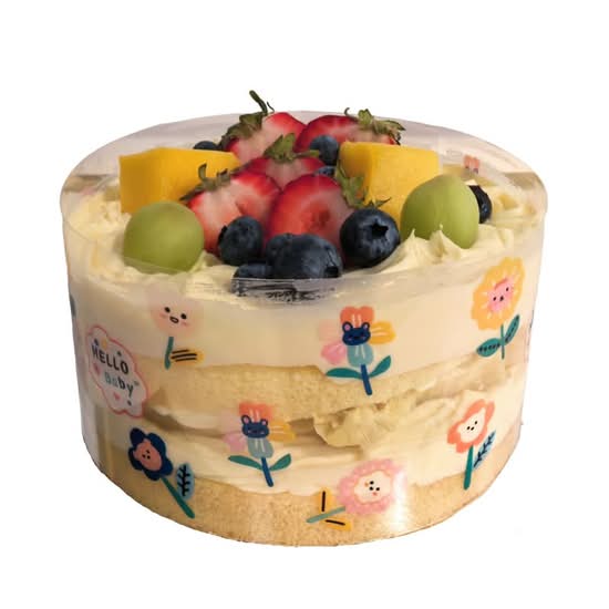 Gâteau au durian (Petit format 6 pouces) / 榴莲围边蛋糕